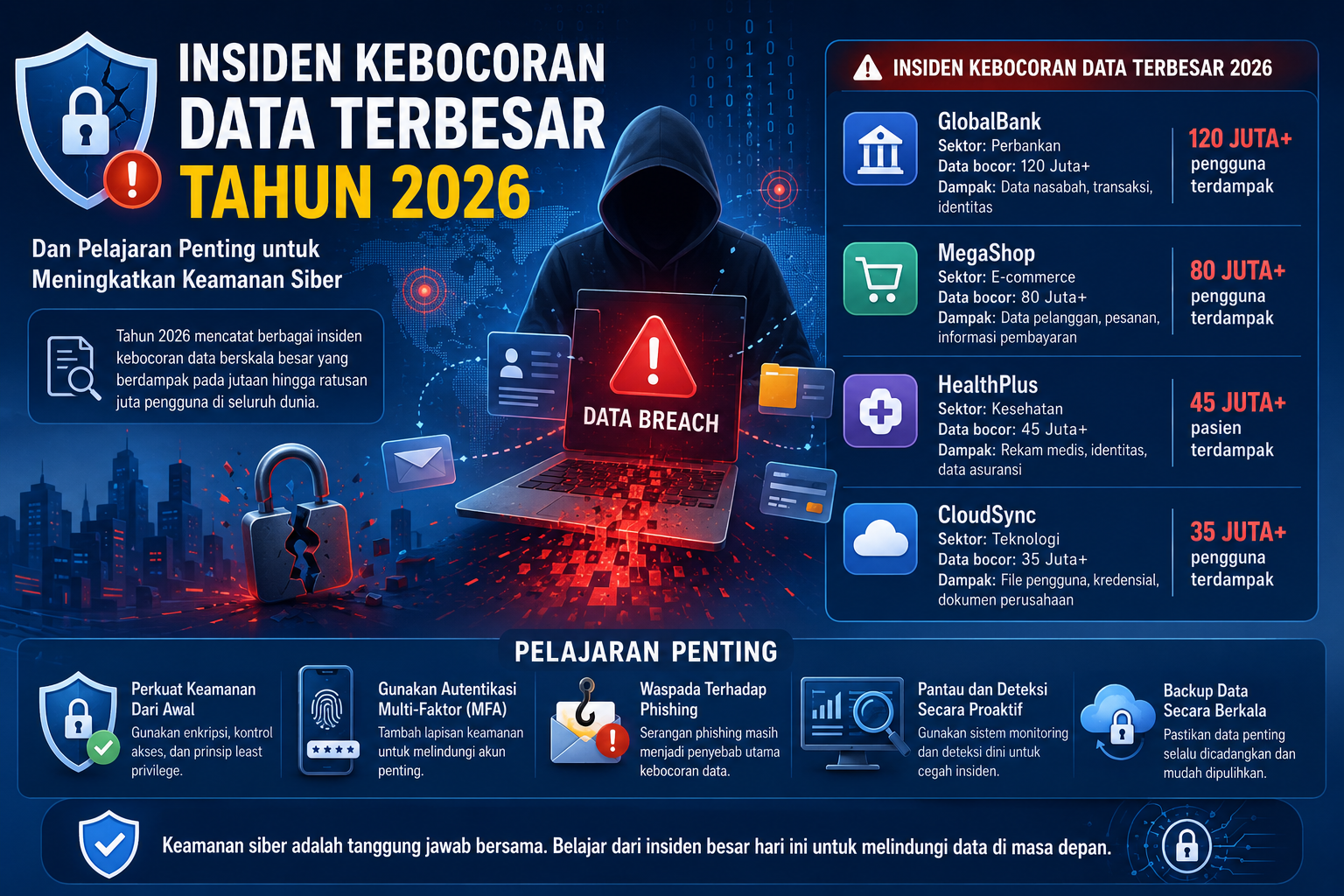Ilustrasi Kebocoran Data taun 2026